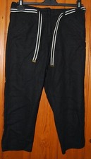 BHS, Authentic, Ladies, Linen, Casual, Cropped Trousers, Capri, size 8 (36)