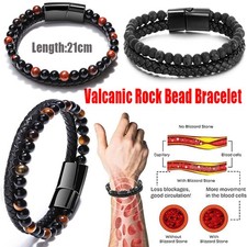 Mens Women Braided Fashion Bracelets PU Leather Bracelet Bangle Wrap Wristband