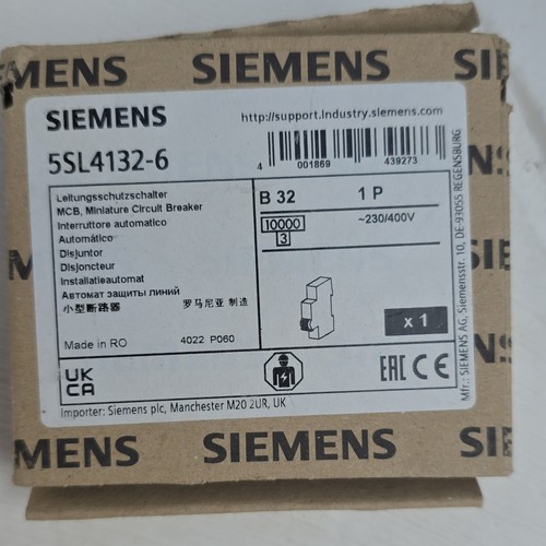 Siemens 5sl4132 mcb circuit - siemens,