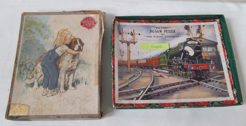 Vintage wooden jigsaw puzzle - wooden,