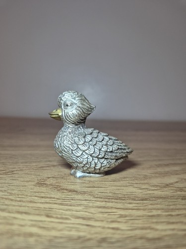 Peltro pewter duck figure - peltro,
