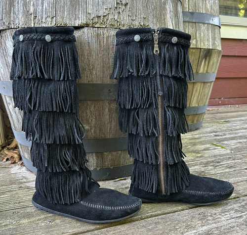 Minnetonka moccasin boots - minnetonka,