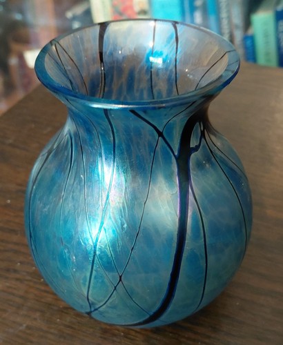 Vintage iridescent art glass - iridescent,