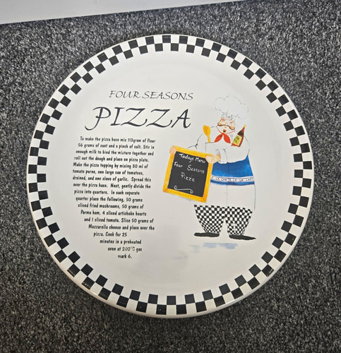 Pizza plate round - pizza,