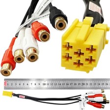 Mini-ISO 4× RCA + Sub for VW