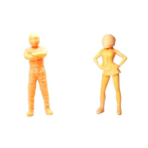 Unpainted figure model - figure,