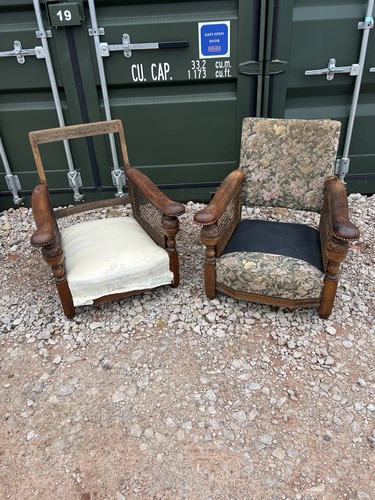 Vintage fireside armchairs - fireside,