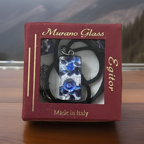 Murano glass necklace and - necklace,
