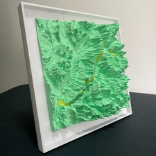 Tour de France 3D Terrain Wall