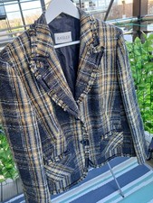 Basler Wool Blend Checked Blazer – EU 46 / UK 20