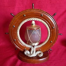 RETRO 1960s 'SHIPS WHEEL' TABLE LAMP