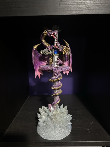 Dragon sword resin - resin, sculpture