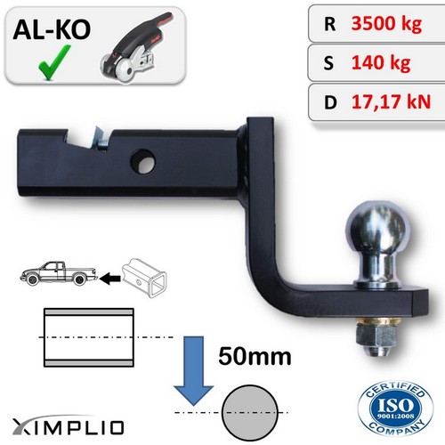 Towbar tongue adapter - towbar,