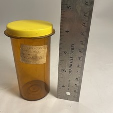 Vintage Plastic Pill Bottle