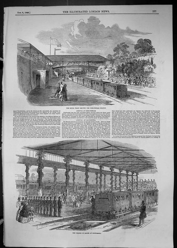 Old 1849 royal train - old,