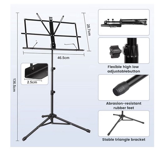 Foldable music stand - foldable,