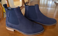 Russell & Bromley Blue Suede