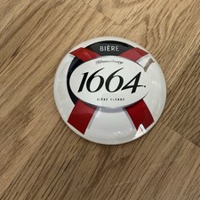 Kronenbourg 1664 Biere Lager ROUND Fisheye Badge, Beer Pump, Font Mancave Pub