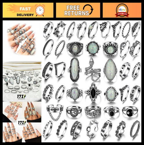 Vintage silver knuckle rings - vintage,