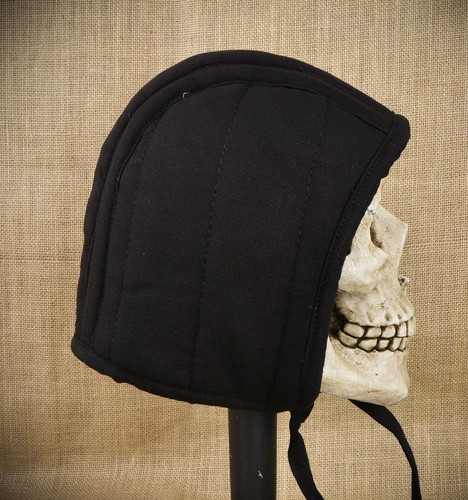 Medieval padded black arming - medieval,