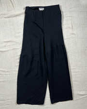Yohji Yamamoto black panelled wide leg trousers 3 (M)
