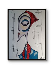 PICASSO INSPIRED CUBISM 12x16