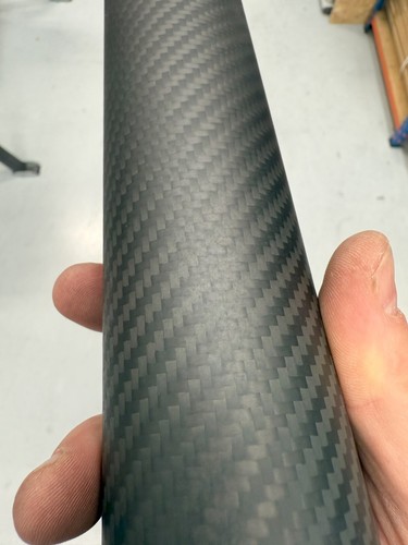 Carbon fibre tube 50 8mm - carbon,