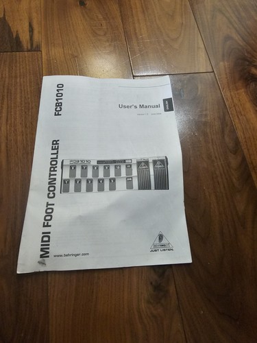 Behringer fcb1010 manuals - behringer,