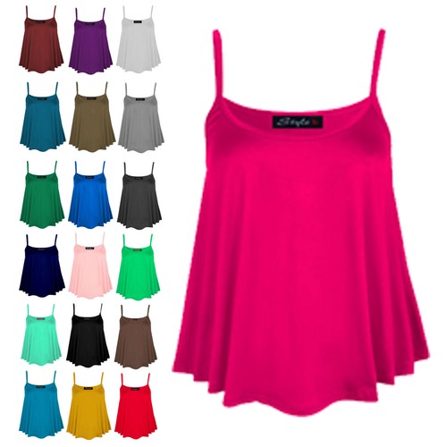 Womens ladies cami vest tops - womens,
