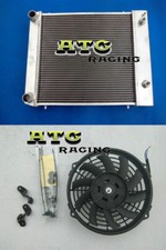 3Row Alu Radiator +Fan For