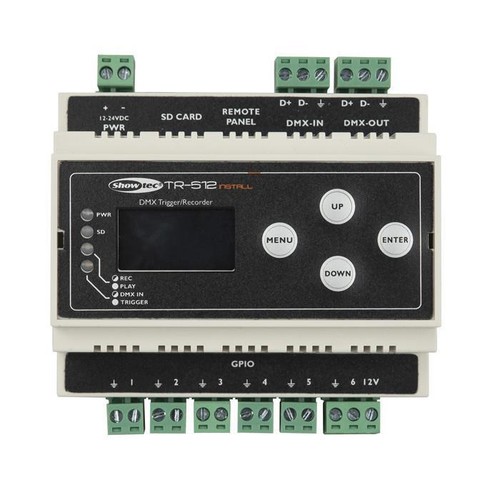 Showtec 512 install din - tr-512,
