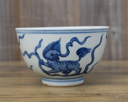 Chinese underglaze blue foo - chinese,
