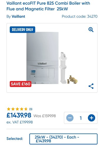 Vaillant ecofit pure 825 combi - vaillant,