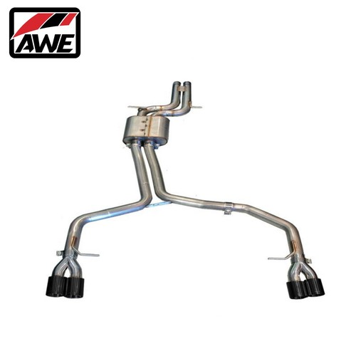 Awe track cat back - track, w/