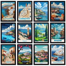 Vintage Travel Holiday Poster