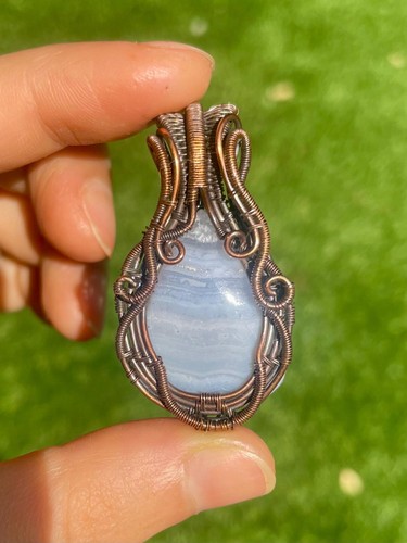 Handmade blue lace - handmade,