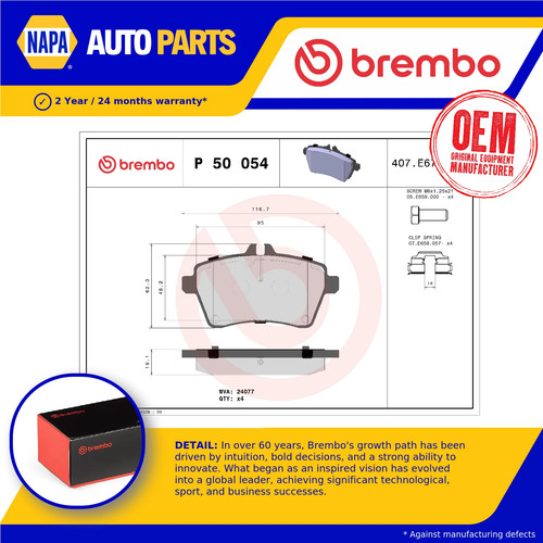 Brake pads set - pads,