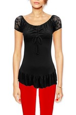 Women's Black White Red Purple