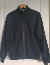 NEXT Boys Blue Bomber Jacket Size 16 Years Zip Pockets