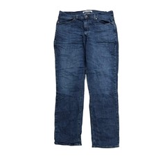 Levis Signature Jeans W36 L32 Mens Navy Blue Athletic Straight Fit Stretch (E)