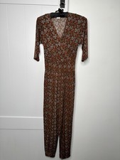 Kim & Co Brown Cognac Jumpsuit