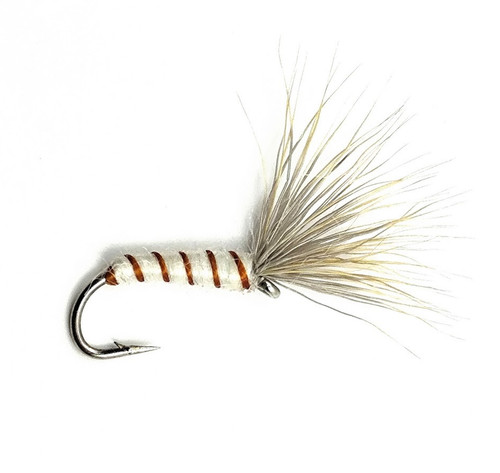 White deer hair emerger - deer,