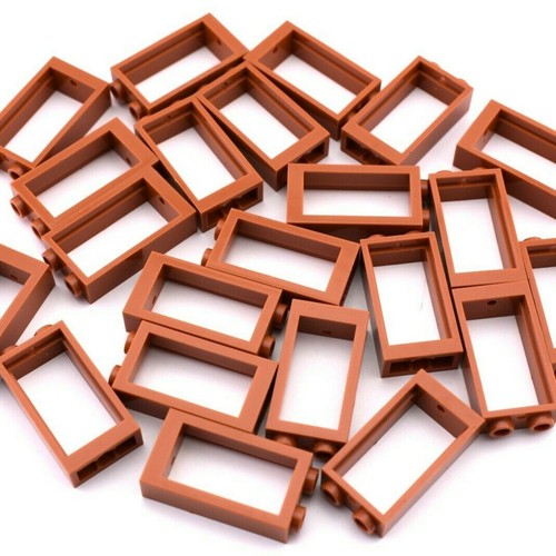 Tcm bricks dark orange 1x2x3 - bricks,
