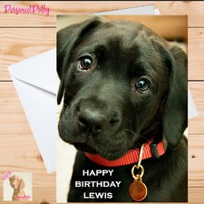 Personalised Labrador Card