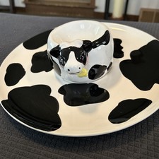 Ceramic Cow Fruit Veggie