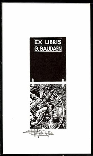 Exlibris gaudaen - g.,