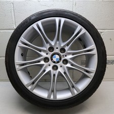 1 X OEM BMW E46 18" SILVER MV2