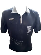 Signed Retro George Courtney England FIFA Referee Shirt World Cup Football