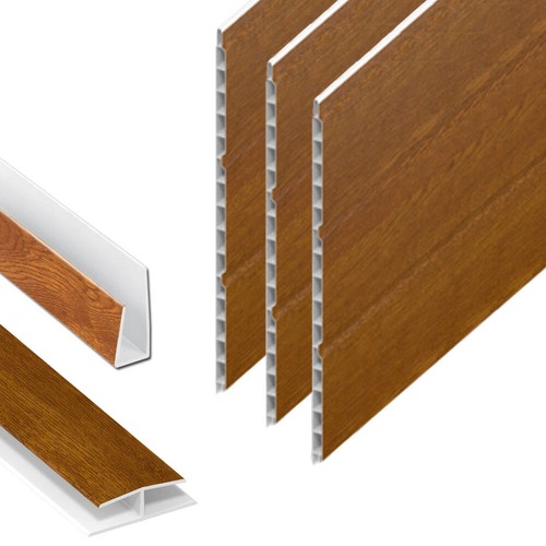 Hollow soffit board oak - soffit,