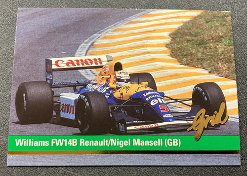 Nigel mansell williams - mansell, "red